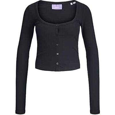 JACK & JONES Jxfunny Str Ls Rib Cardigan Jsr Cardigan Femme JACK & JONES Jxfunny Str Ls Rib Cardigan Jsr Cardigan Femme