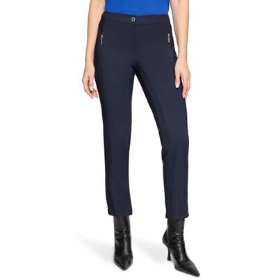 Betty Barclay Pantalon stretch pour femme avec taille élastique, bleu, 44 Betty Barclay Pantalon stretch pour femme avec taille élastique, bleu, 44
