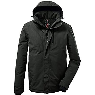 Killtec KOW 161 MN Jckt Veste Fonctionnelle avec Capuche zippée Amovible, Vert Olive foncé, 3XL Homme Killtec KOW 161 MN Jckt Veste Fonctionnelle avec Capuche zippée Amovible, Vert Olive foncé, 3XL Homme