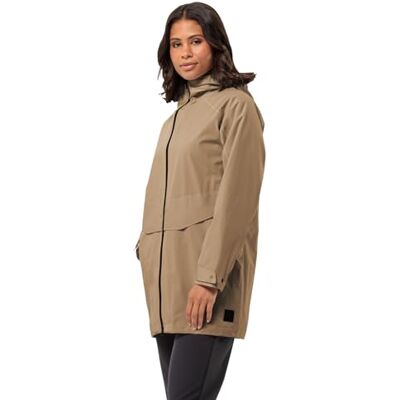 Jack Wolfskin Mainkai Long Jkt W Veste Femme Jack Wolfskin Mainkai Long Jkt W Veste Femme
