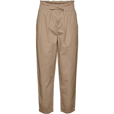 VERO MODA Vmevany HR Loose String Ankl PNT GA Noos Short Femme, Silver Mink, XS VERO MODA Vmevany HR Loose String Ankl PNT GA Noos Short Femme, Silver Mink, XS