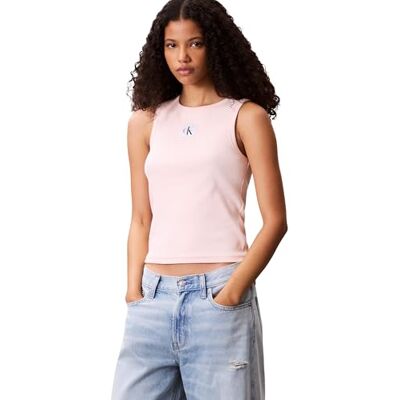 Calvin Jeans Débardeur pour femme, Rose (Rose nuage), XXS Calvin Jeans Débardeur pour femme, Rose (Rose nuage), XXS