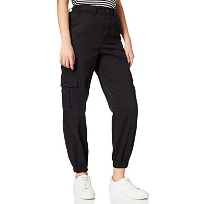 JACK & JONES Jjxx Jxholly Relaxed Hw Cargo Pant Noos Pantalon Femme, Noir, XL / 34L JACK & JONES Jjxx Jxholly Relaxed Hw Cargo Pant Noos Pantalon Femme, Noir, XL / 34L