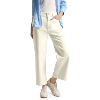 Street One Pantalon d'été léger, Blanc cassé., 26W / 28L Street One Pantalon d'été léger, Blanc cassé., 26W / 28L