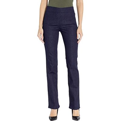 NYDJ Jean droit Pull On Marilyn pour femme, rincer, 46 NYDJ Jean droit Pull On Marilyn pour femme, rincer, 46