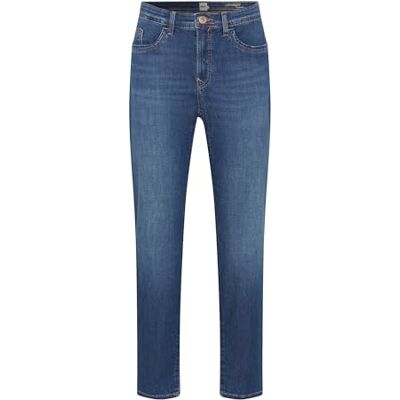 BRAX Jean court Style Mary S à cinq poches en denim ultra léger, 14 bleu pierre usé, 29W / 32L BRAX Jean court Style Mary S à cinq poches en denim ultra léger, 14 bleu pierre usé, 29W / 32L
