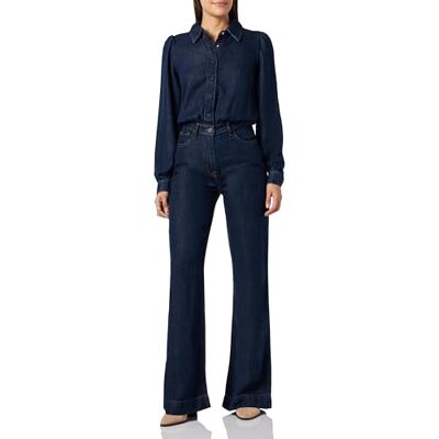 7 For All Mankind Combinaison pour femme, bleu foncé, XS 7 For All Mankind Combinaison pour femme, bleu foncé, XS