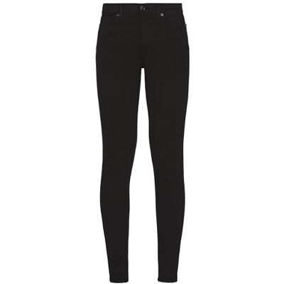 7 For All Mankind Jean Hw Skinny Slim Illusion Luxe Rinsed Black pour femme, Noir, 32W 7 For All Mankind Jean Hw Skinny Slim Illusion Luxe Rinsed Black pour femme, Noir, 32W