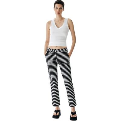 LTB Jeans Débardeur Lonoro pour femme, Blanc brillant 11213, M LTB Jeans Débardeur Lonoro pour femme, Blanc brillant 11213, M