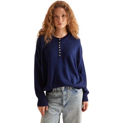 DeFacto Pullover Damen Langarm Blusen & Tuniken Pullover Damen Winter Sweater Blouse Femme DeFacto Pullover Damen Langarm Blusen & Tuniken Pullover Damen Winter Sweater Blouse Femme