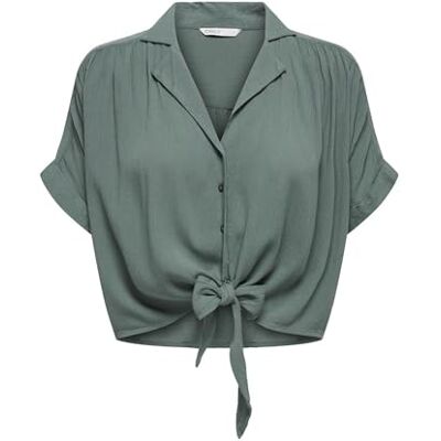 ONLY Onlpaula Life S/S Tie Shirt Wvn Noos Chemise à manches courtes Femme (lot de 1) ONLY Onlpaula Life S/S Tie Shirt Wvn Noos Chemise à manches courtes Femme (lot de 1)