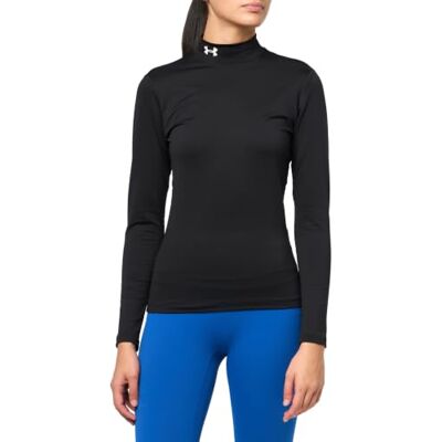 Under Armour UA ColdGear Mock Manches Longues Tops Ultimate Black/White Taille: XL Under Armour UA ColdGear Mock Manches Longues Tops Ultimate Black/White Taille: XL