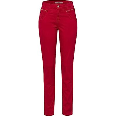 BRAX Pantalon d'hiver Shakira Dream pour femme, Salsa, 27W / 30L BRAX Pantalon d'hiver Shakira Dream pour femme, Salsa, 27W / 30L