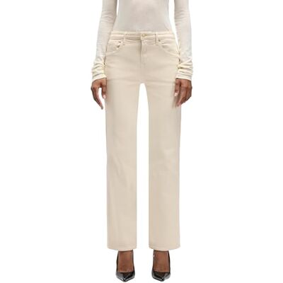 7 For All Mankind Calie Straight Colored Luxe Vintage Oatmeal, beige, 24W 7 For All Mankind Calie Straight Colored Luxe Vintage Oatmeal, beige, 24W