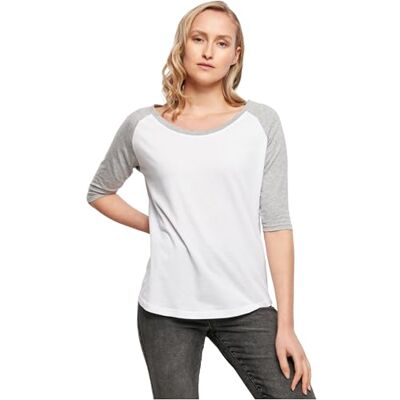 Build Your Brand By022-ladies 3/4 Contrast Raglan Tee T-shirt Femme (lot de 1) Build Your Brand By022-ladies 3/4 Contrast Raglan Tee T-shirt Femme (lot de 1)