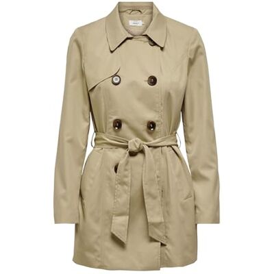 ONLY Onlvalerie Trenchcoat Otw Noos Trench à double boutonnage Femme (lot de 1) ONLY Onlvalerie Trenchcoat Otw Noos Trench à double boutonnage Femme (lot de 1)