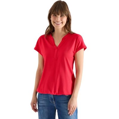 Cecil 3229695 T-shirt avec col fendu au look tunique Femme (lot de 1) Cecil 3229695 T-shirt avec col fendu au look tunique Femme (lot de 1)