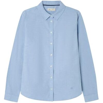 Springfield Nouvelle chemise de structure avec broderie d'arbres, bleu, 44 Springfield Nouvelle chemise de structure avec broderie d'arbres, bleu, 44