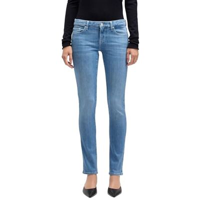 7 For All Mankind Low Skinny Iceflow, bleu clair, 25W 7 For All Mankind Low Skinny Iceflow, bleu clair, 25W