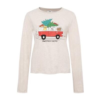 Mavi Pawsitively Longsleeve T-shirt manches longues Femme Mavi Pawsitively Longsleeve T-shirt manches longues Femme