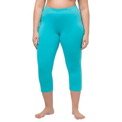 Ulla Popken Pantalon capri, longueur 7/8, taille élastique, jusqu'à la taille 38/40 FR Pantalons Femme Ulla Popken Pantalon capri, longueur 7/8, taille élastique, jusqu'à la taille 38/40 FR Pantalons Femme