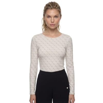 GUESS Ls Boat Nk Teodora 4g Allover LS BOAT NK TEODORA 4G ALLOVER TOP Femme (lot de 1) GUESS Ls Boat Nk Teodora 4g Allover LS BOAT NK TEODORA 4G ALLOVER TOP Femme (lot de 1)