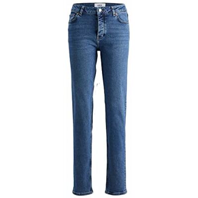 JACK & JONES JJXX JXSEOUL Straight MW CC3002 Noos Jeans, Denim Bleu médium, 29W x 32L Femme JACK & JONES JJXX JXSEOUL Straight MW CC3002 Noos Jeans, Denim Bleu médium, 29W x 32L Femme