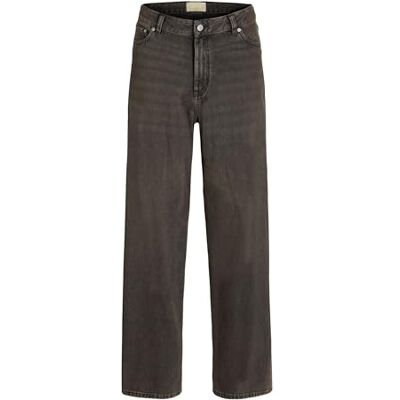 JACK & JONES Jxkyoto Baggy Lw Jeans R227 DNM Sn, Denim marron foncé, 27W / 34L JACK & JONES Jxkyoto Baggy Lw Jeans R227 DNM Sn, Denim marron foncé, 27W / 34L