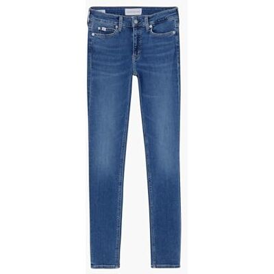 Calvin Mid Rise Skinny J20j221581 Pantalons Mid Rise Skinny Femme, Denim (Denim Dark), 24W / 30L Calvin Mid Rise Skinny J20j221581 Pantalons Mid Rise Skinny Femme, Denim (Denim Dark), 24W / 30L