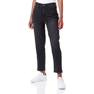 7 For All Mankind Malia Luxe Vintage Jeans, Black, Regular aux Femmes, Noir, 23W / 23L 7 For All Mankind Malia Luxe Vintage Jeans, Black, Regular aux Femmes, Noir, 23W / 23L