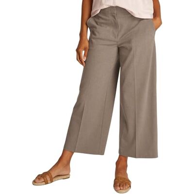 Tommy Hilfiger Lw Bi-stretch Wide Leg Crop Pant Ww0ww45463 LW WW0WW45463 Pantalon court à jambe large bi-extensible Femme Tommy Hilfiger Lw Bi-stretch Wide Leg Crop Pant Ww0ww45463 LW WW0WW45463 Pantalon court à jambe large bi-extensible Femme