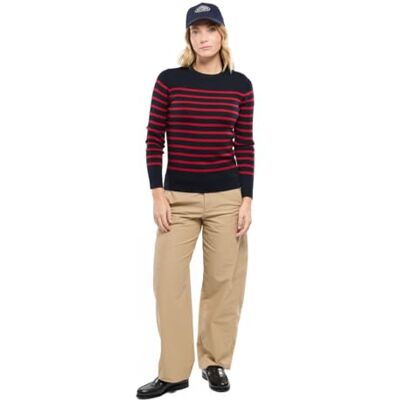 Armor-lux Armor Lux, Pull Marin "Paimpol" Femme, Multicolore (Rich Navy/Braise Ii9), 2 ans Armor-lux Armor Lux, Pull Marin "Paimpol" Femme, Multicolore (Rich Navy/Braise Ii9), 2 ans