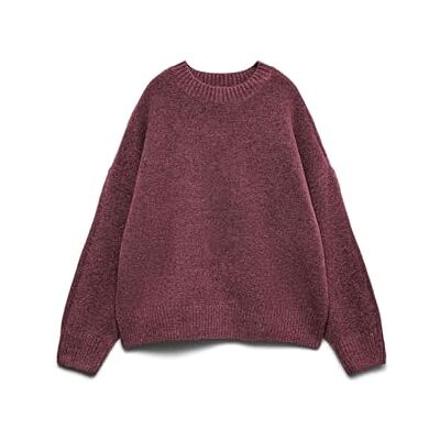 VERO MODA Vmboom Ls O-neck Pullover Ga Noos Vmboom Ls Pull à col rond Ga Noos Femme (lot de 1) VERO MODA Vmboom Ls O-neck Pullover Ga Noos Vmboom Ls Pull à col rond Ga Noos Femme (lot de 1)