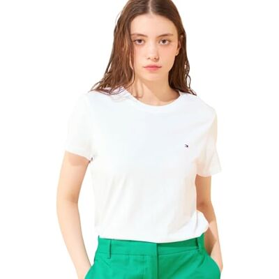 Tommy Hilfiger T-shirt Heritage Crew Neck T-shirt Femme (lot de 1) Tommy Hilfiger T-shirt Heritage Crew Neck T-shirt Femme (lot de 1)