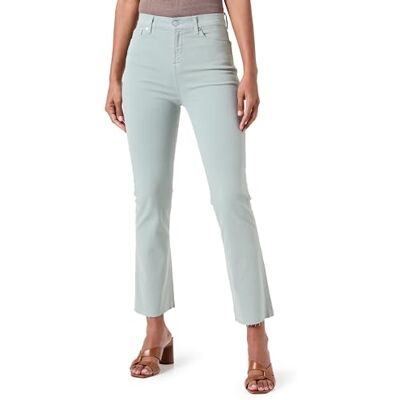 7 For All Mankind Pantalon stretch Hw Slim Kick coloré pour femme, gris, 26 7 For All Mankind Pantalon stretch Hw Slim Kick coloré pour femme, gris, 26