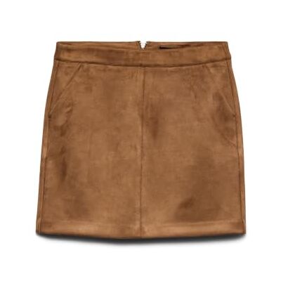 VERO MODA Vmdonnadina Faux Suede Short de ski Noos Jupe Femme VERO MODA Vmdonnadina Faux Suede Short de ski Noos Jupe Femme