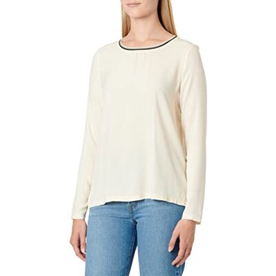 TOM TAILOR Denim Dames Sweat-shirt avec élastique froncé TOM TAILOR Denim Dames Sweat-shirt avec élastique froncé