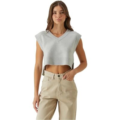 Urban Classics Tb7460-ladies Soft Knit Pullunder Vest Femme (lot de 1) Urban Classics Tb7460-ladies Soft Knit Pullunder Vest Femme (lot de 1)