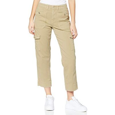 7 For All Mankind Coupe Droite Pantalon décontracté, Vert, W26 Femme 7 For All Mankind Coupe Droite Pantalon décontracté, Vert, W26 Femme