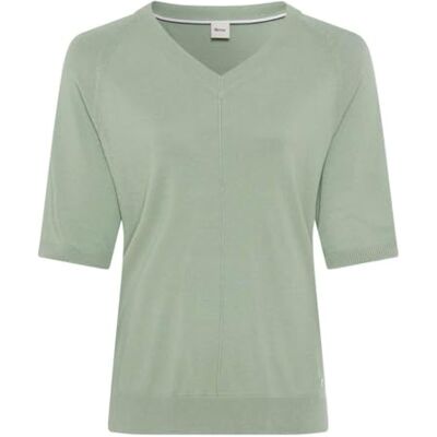 BRAX Lesley Pull d'été en viscose pour femme, 39 feuilles, 42 BRAX Lesley Pull d'été en viscose pour femme, 39 feuilles, 42