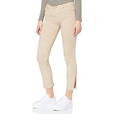 7 For All Mankind Jean Hw Skinny Crop Pantalon pour femme, beige, 24W / 27L 7 For All Mankind Jean Hw Skinny Crop Pantalon pour femme, beige, 24W / 27L
