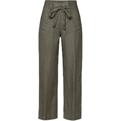 BRAX Style Maine S Pure Linen Pantalons Femme, Kaki, 27W / 32L BRAX Style Maine S Pure Linen Pantalons Femme, Kaki, 27W / 32L