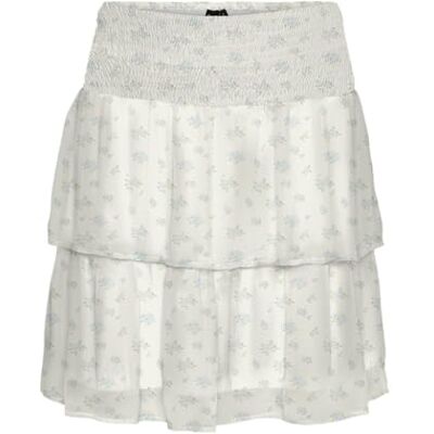 VERO MODA Vmsmilla Hw Smock WVN Ga Jupe courte, Blanc éclatant., M VERO MODA Vmsmilla Hw Smock WVN Ga Jupe courte, Blanc éclatant., M