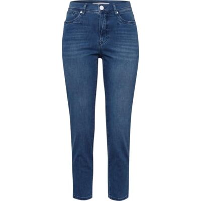 BRAX Jean style Mary S ultra-léger en denim raccourci à cinq poches pour femme, Bleu standard usagé, 29W / 32L BRAX Jean style Mary S ultra-léger en denim raccourci à cinq poches pour femme, Bleu standard usagé, 29W / 32L