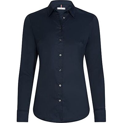 Tommy Hilfiger Heritage Slim Fit Shirt 1m87647510 Chemises à manches longues/hauts tissés Femme (lot de 1) Tommy Hilfiger Heritage Slim Fit Shirt 1m87647510 Chemises à manches longues/hauts tissés Femme (lot de 1)