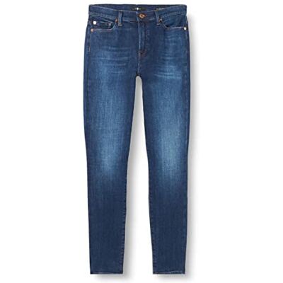 7 For All Mankind Jean Hw Skinny Slim Illusion pour femme, bleu foncé, 29 7 For All Mankind Jean Hw Skinny Slim Illusion pour femme, bleu foncé, 29