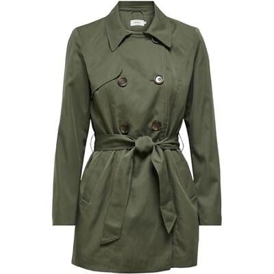 ONLY Onlvalerie Trenchcoat Otw Noos Trench à double boutonnage Femme (lot de 1) ONLY Onlvalerie Trenchcoat Otw Noos Trench à double boutonnage Femme (lot de 1)