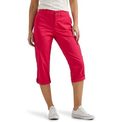 Lee Pantalon Capri Cargo Ultra Luxueux et Confortable Pantalons Femme Lee Pantalon Capri Cargo Ultra Luxueux et Confortable Pantalons Femme