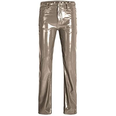 JACK & JONES Jjxx Jxkenya Hw Droit Faux Leat Pants Noos Pantalon Femme JACK & JONES Jjxx Jxkenya Hw Droit Faux Leat Pants Noos Pantalon Femme