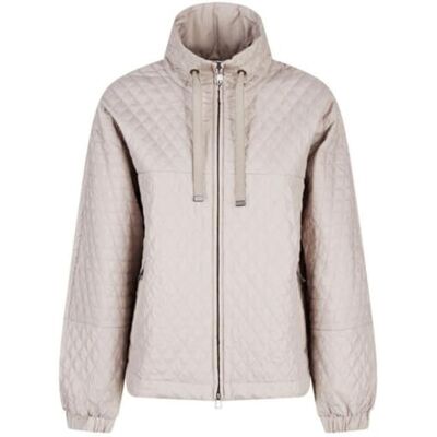 Geox Veste courte W MELEDA pour femme, taupe, 42, Taupe, 44 Geox Veste courte W MELEDA pour femme, taupe, 42, Taupe, 44